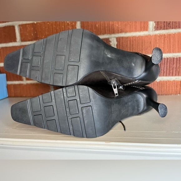 Stuart Weitzman Boots Womens 8.5 AA Brown Leather Witch Cosplay Steampunk S - Picture 11 of 15